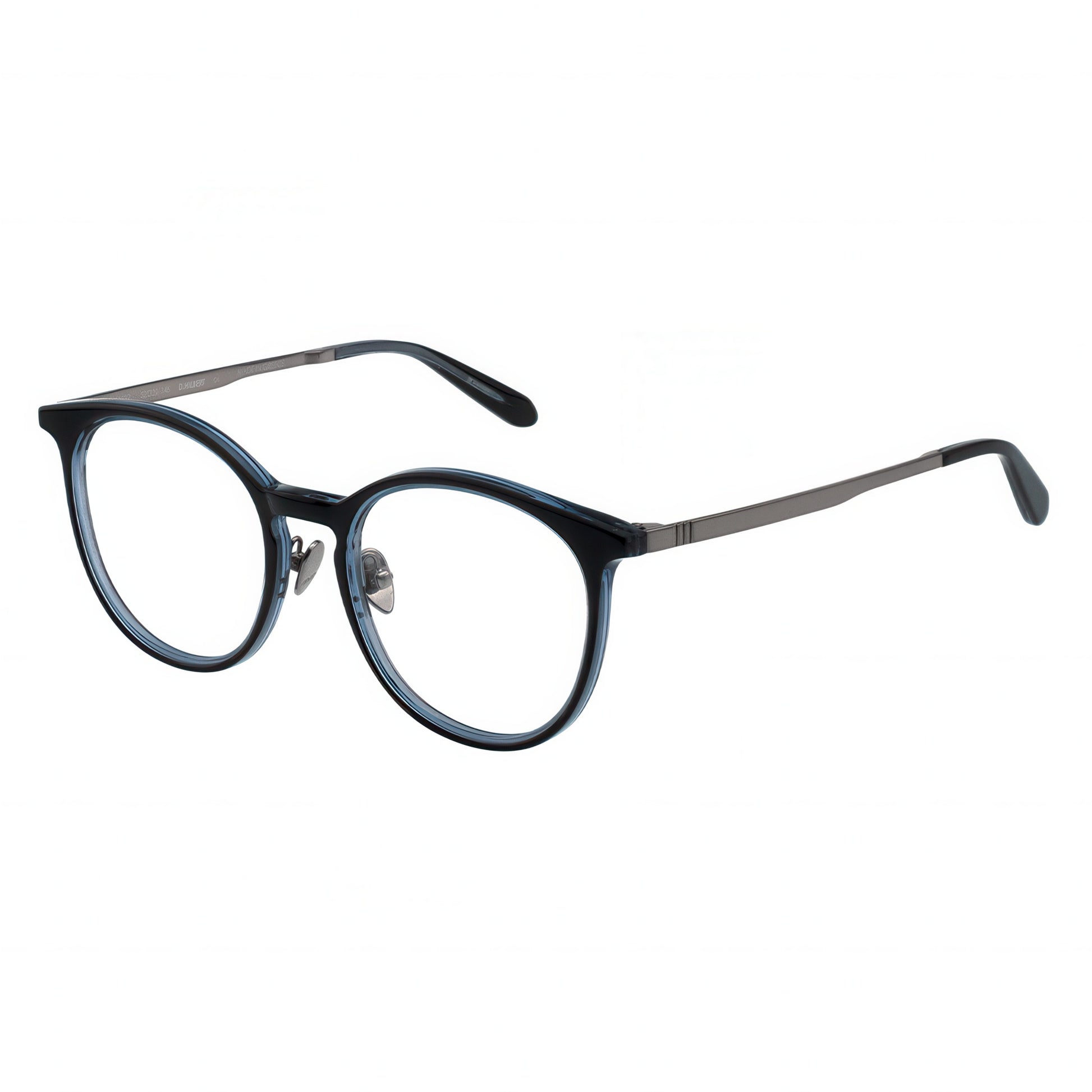 blue round eyeglasses