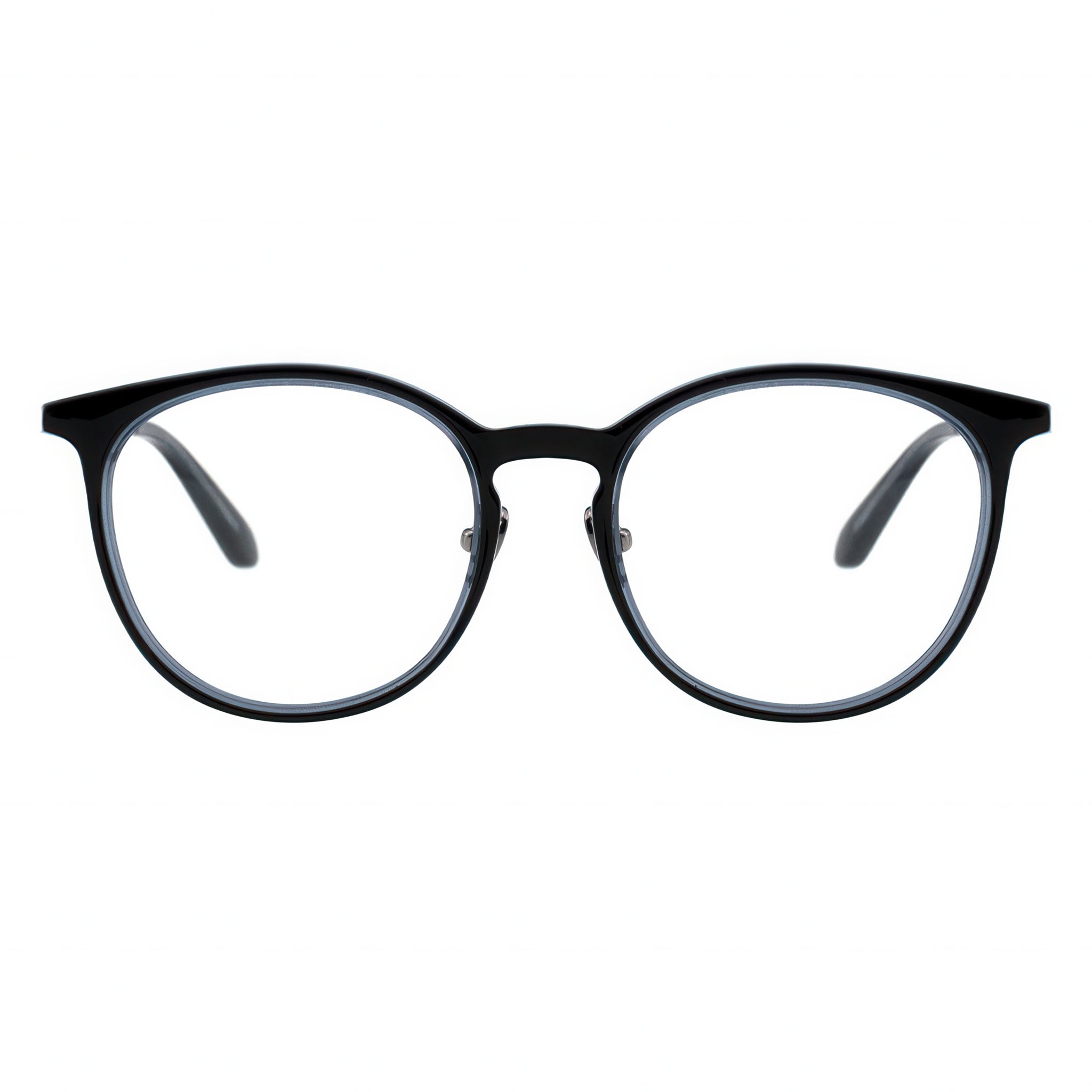 blue round eyeglasses