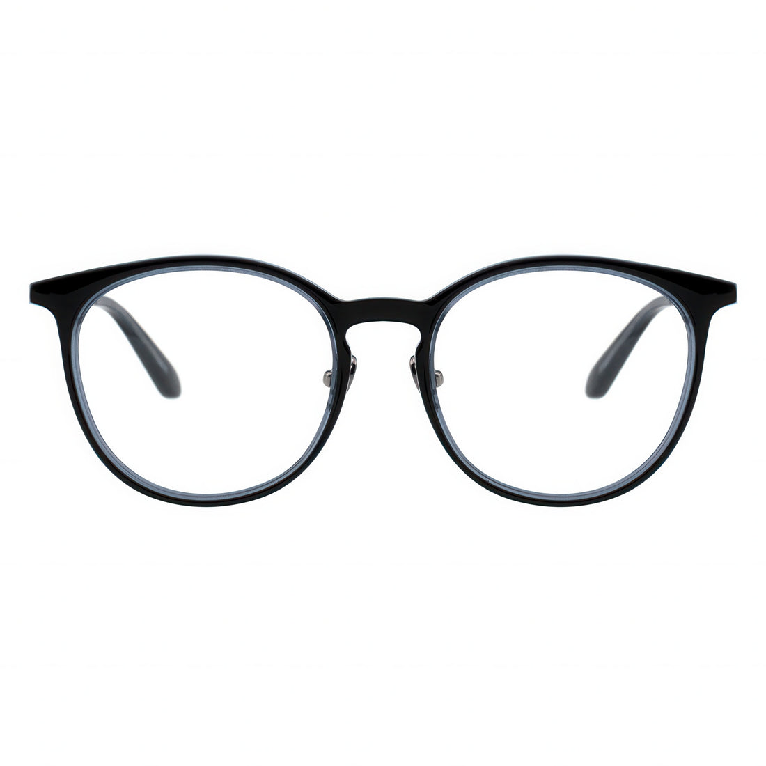 blue round eyeglasses