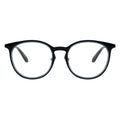 blue round eyeglasses