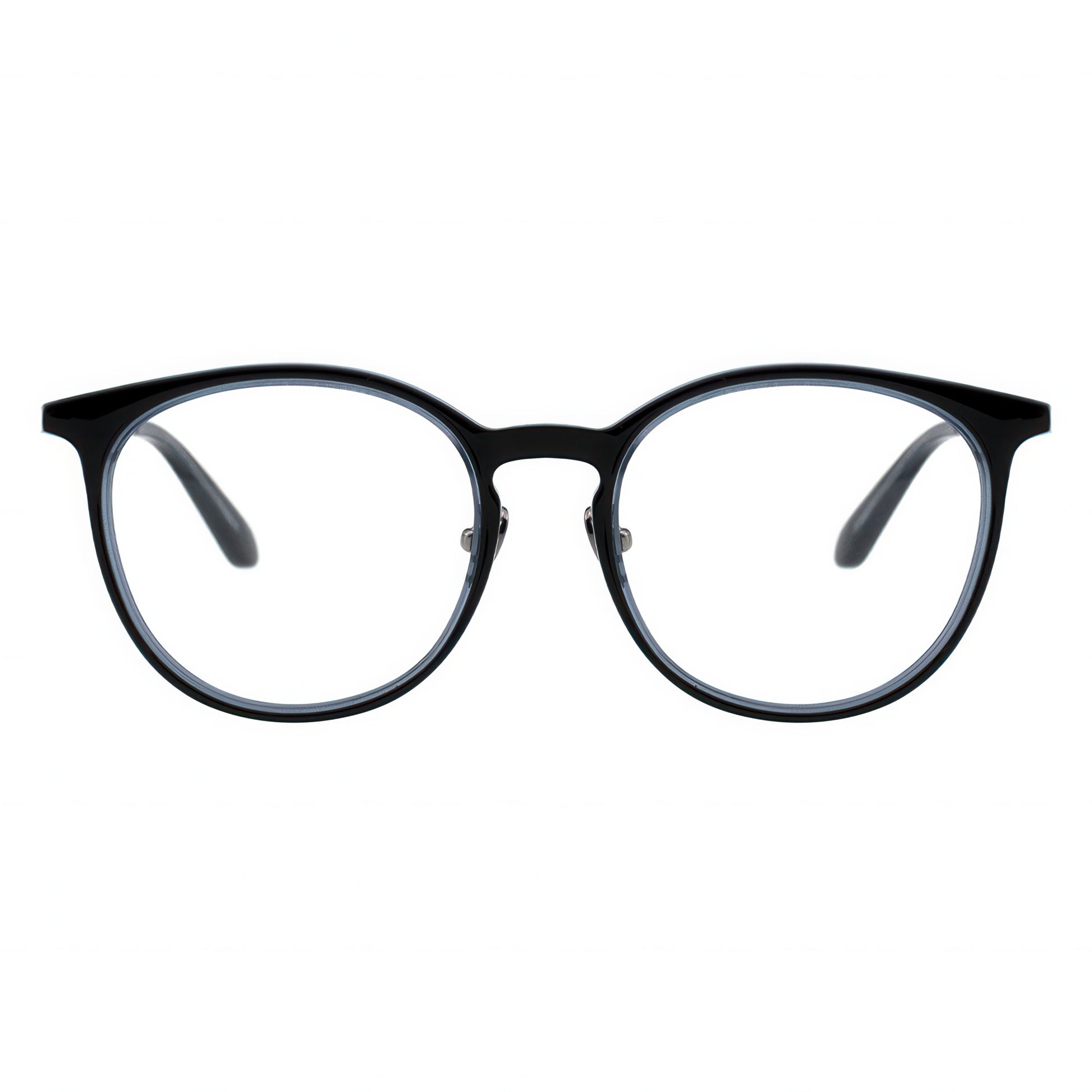 blue round eyeglasses