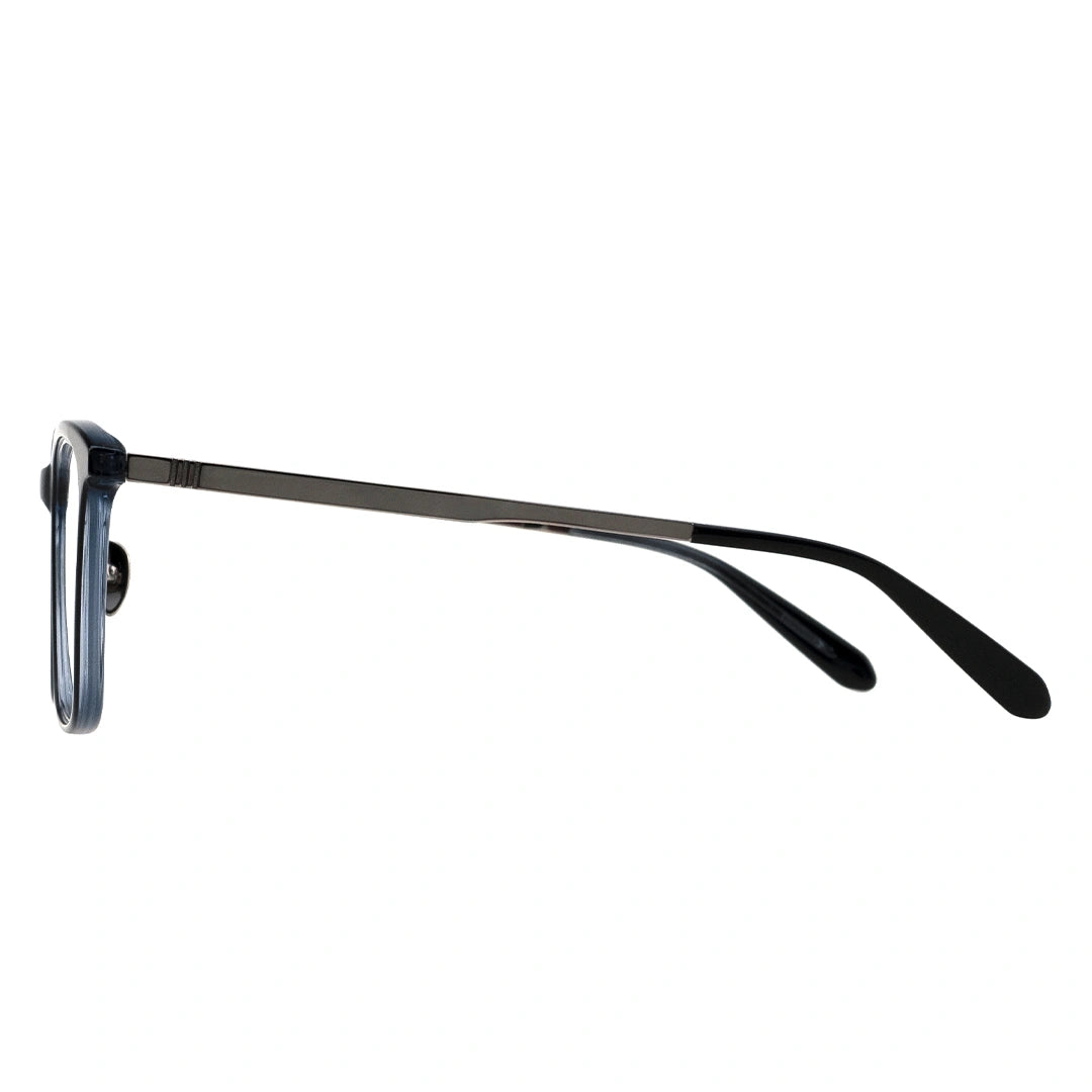 Black rectangle glasses, rectangular frame