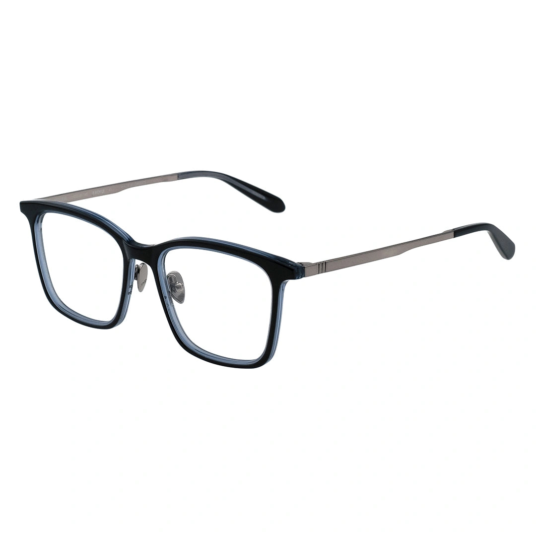 Black rectangle glasses, rectangular frame