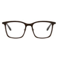 brown eyeglasses