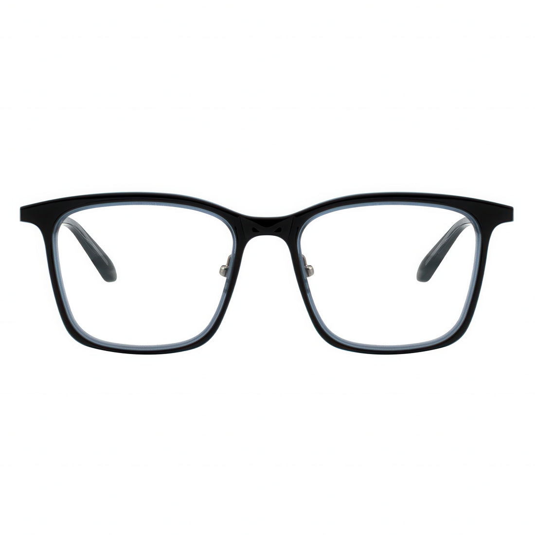 blue rectangle eyeglasses