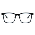 blue rectangle eyeglasses