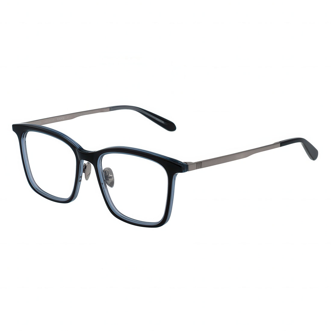 blue rectangle eyeglasses