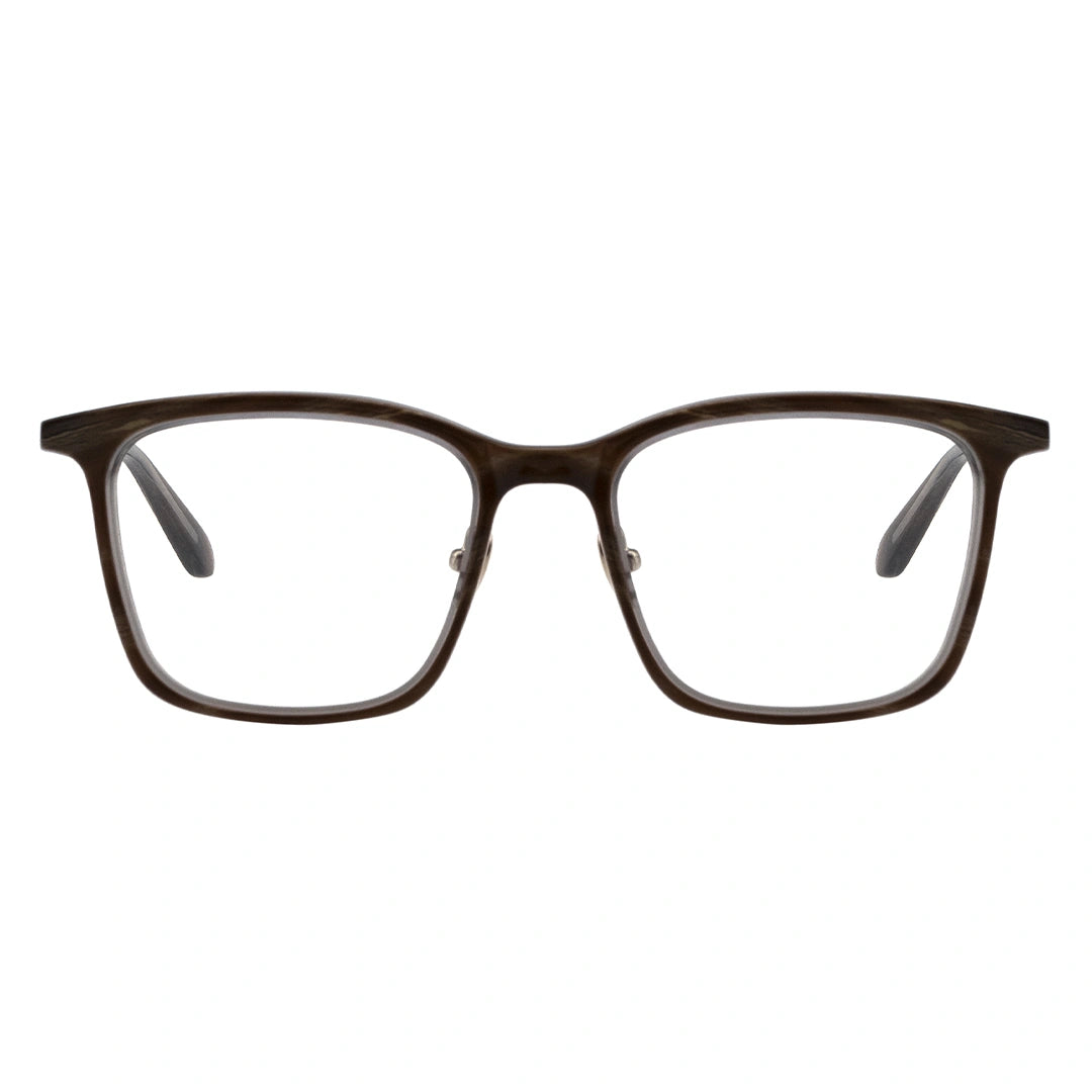 wood pattern rectangle glasses, rectangular frame