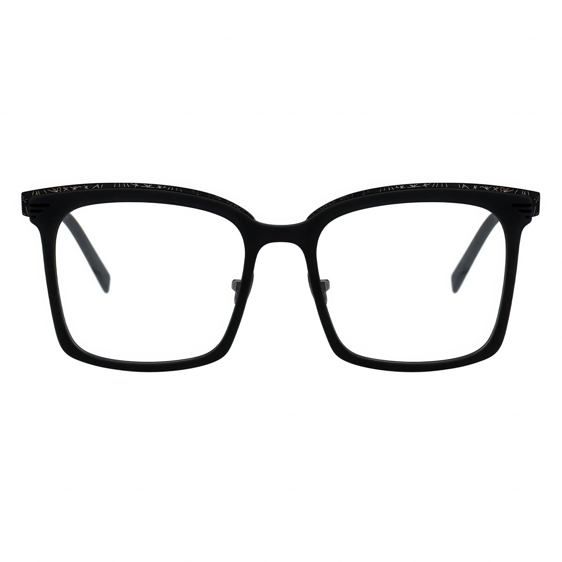 black rectangular sunglasses