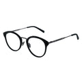 Black round glasses