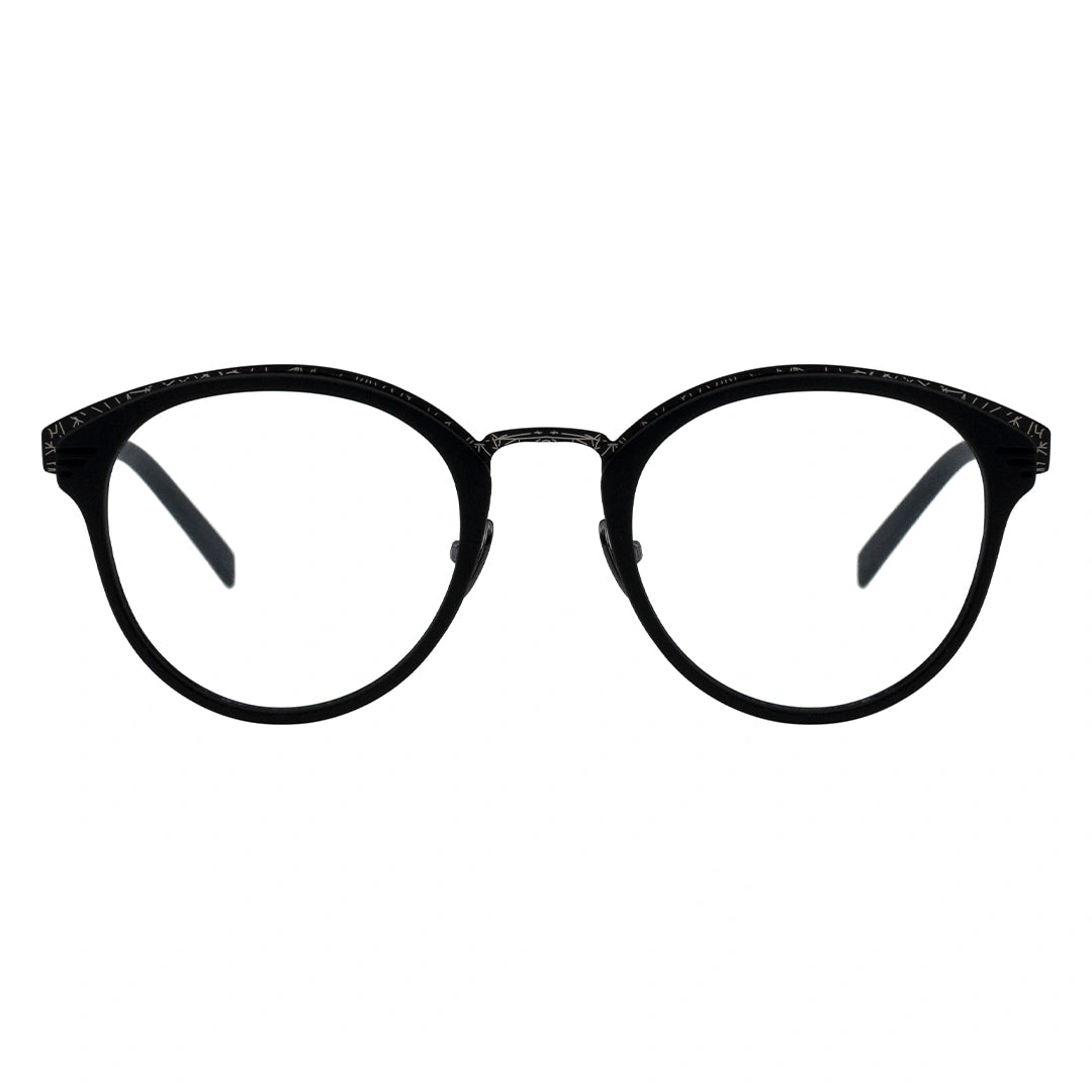 black round glasses 