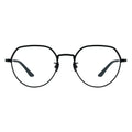 Black round glasses