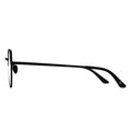 Black round glasses