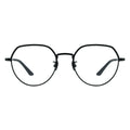 black eyeglasses