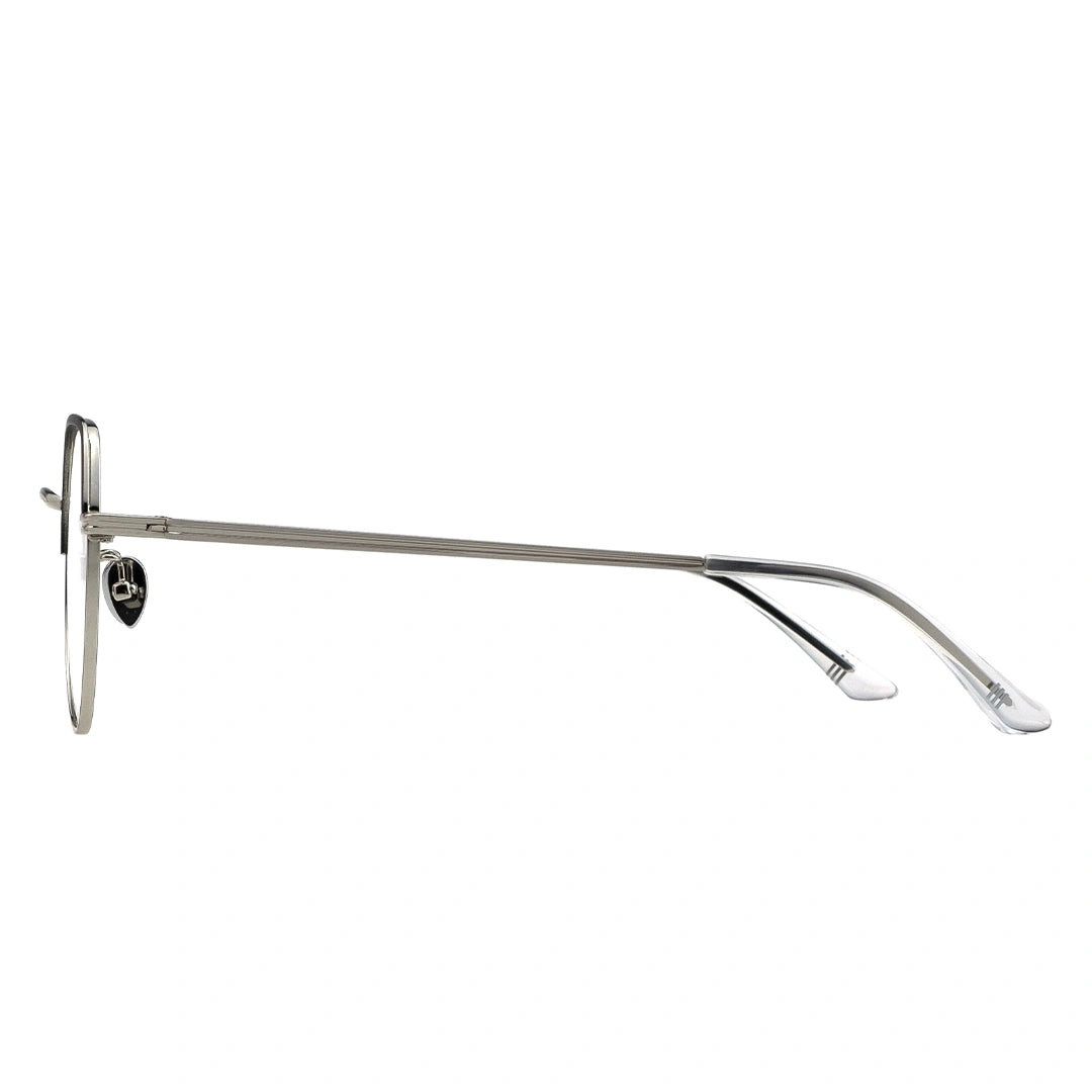 silver round glasses