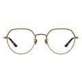 gold round glasses