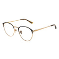 gold eyeglasses