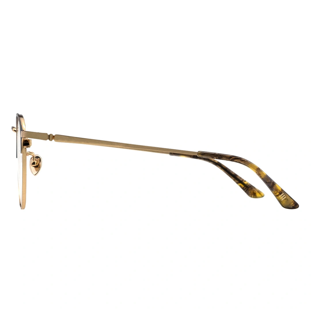 black gold round glasses, gold round eyeglasses