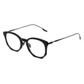 rounded cateye glasses black