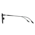 rounded cateye glasses black