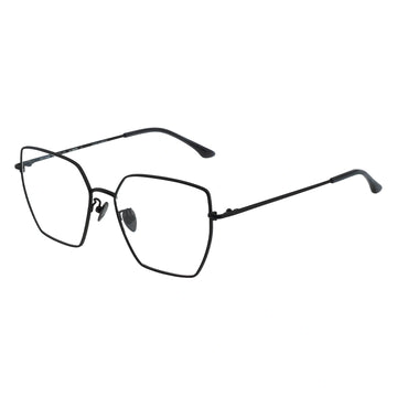 black cateye glasses