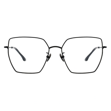 black eyeglasses