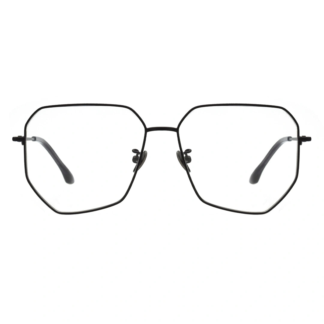 Geometric eyeglasses, aviator glasses
