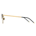 gold-frame eyeglasses