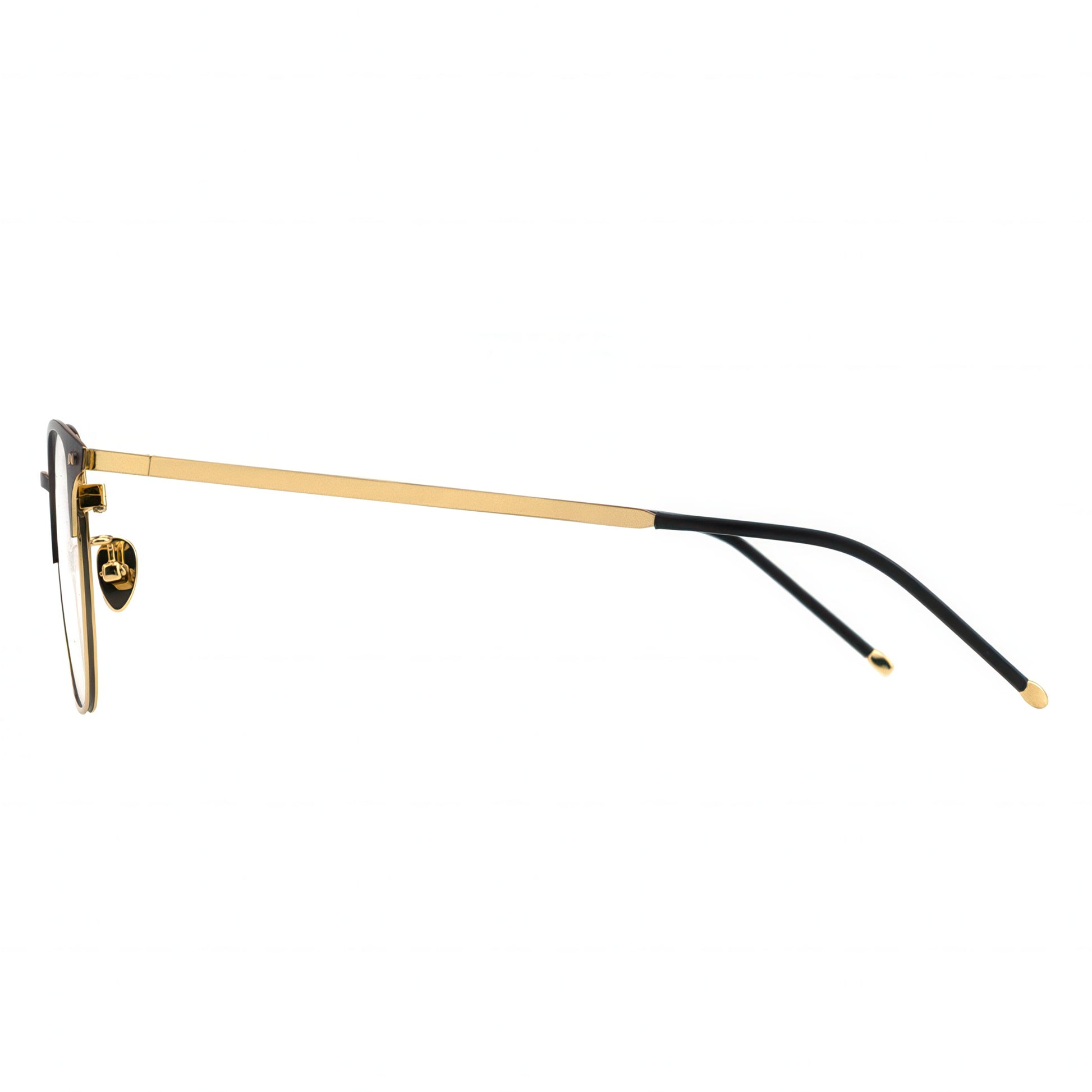 gold-frame eyeglasses