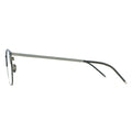  Black silver glasses, browline glasses