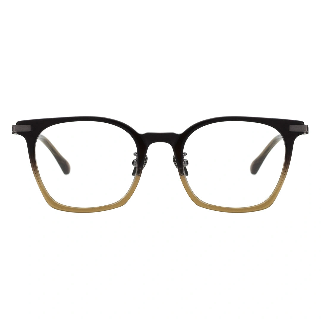 two-tone square glasses