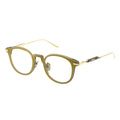 gold round glasses