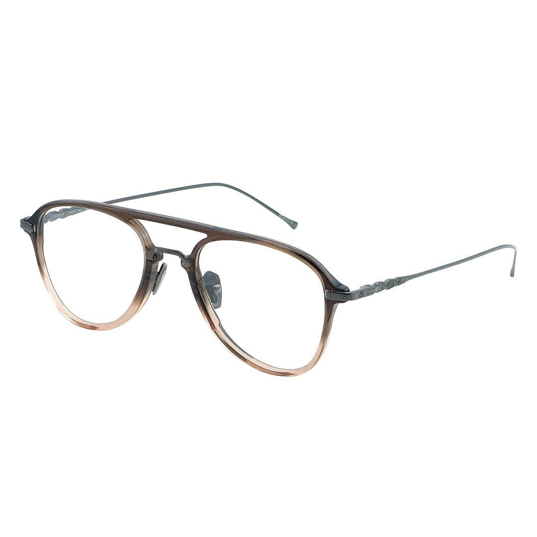 two-tone navigator glasses, brown aviator glasses