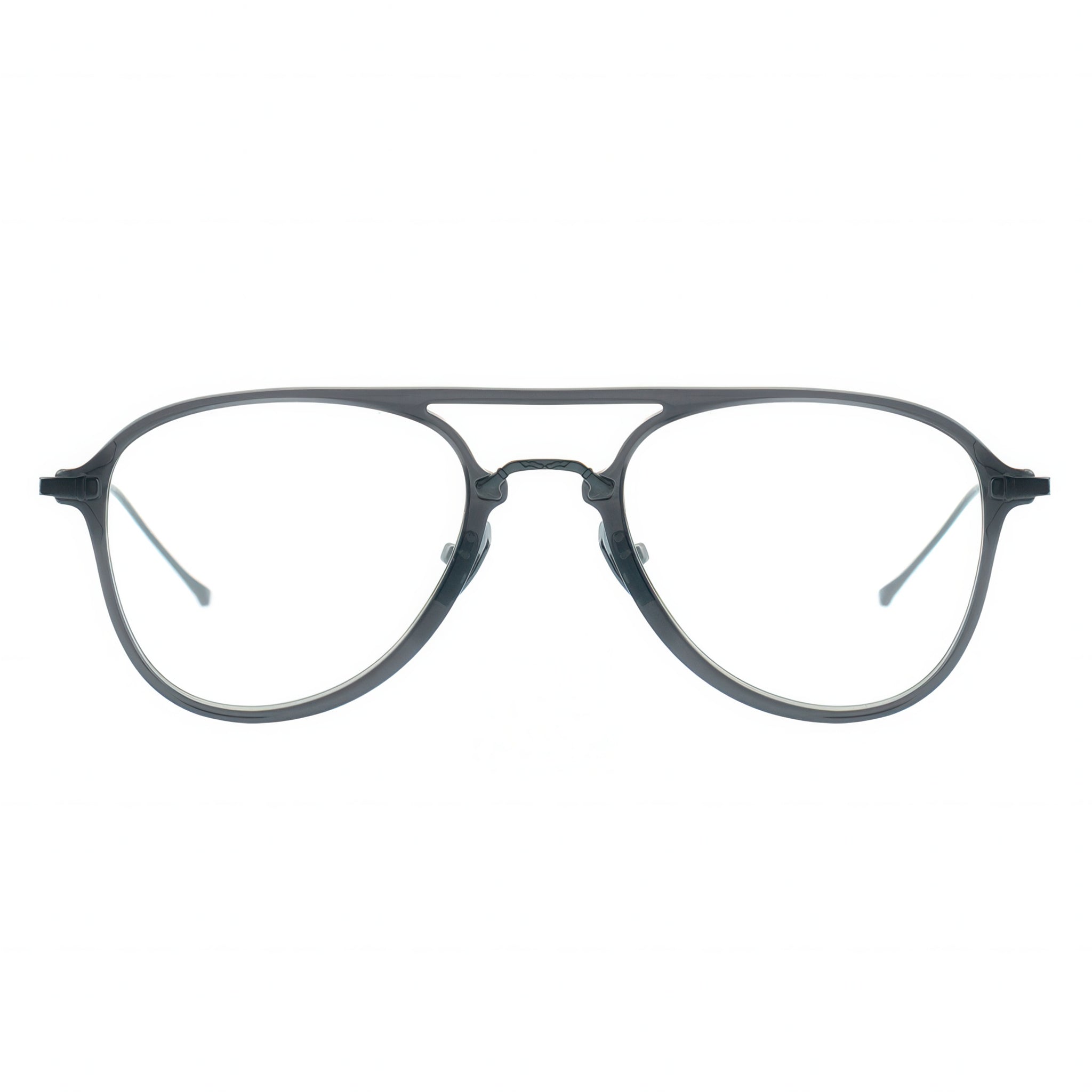 Black aviator eyeglasses