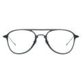 Black aviator eyeglasses