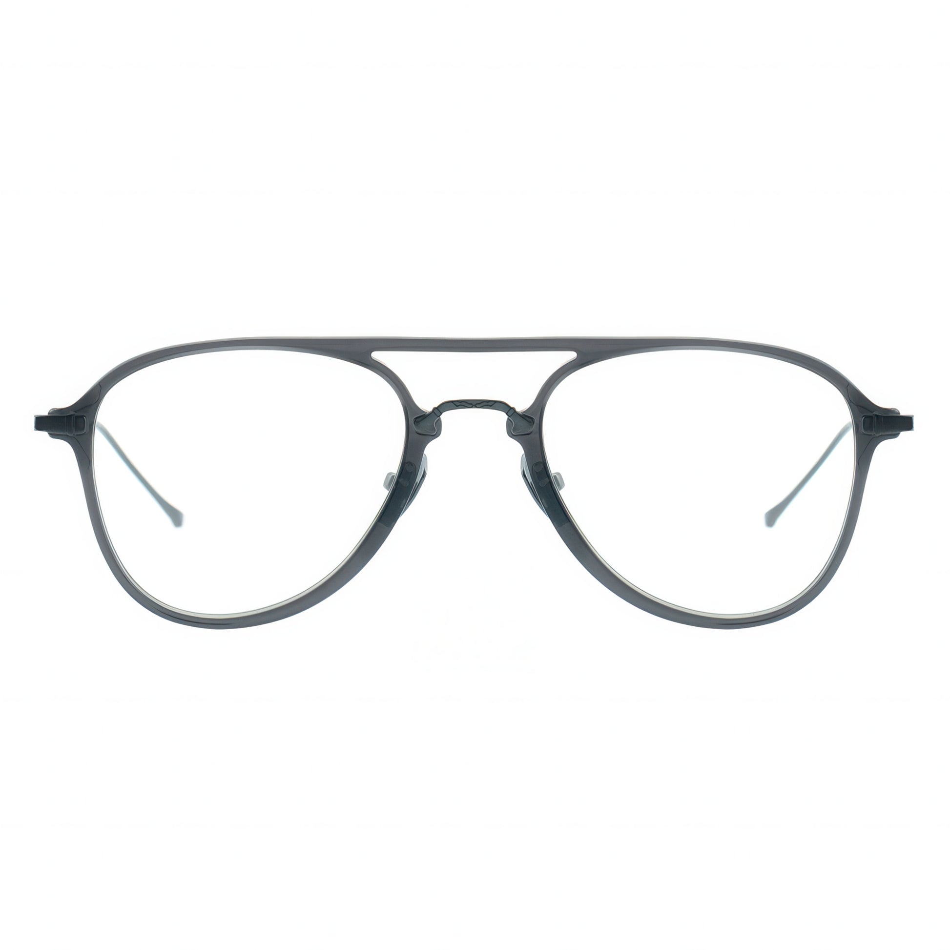 Black aviator eyeglasses