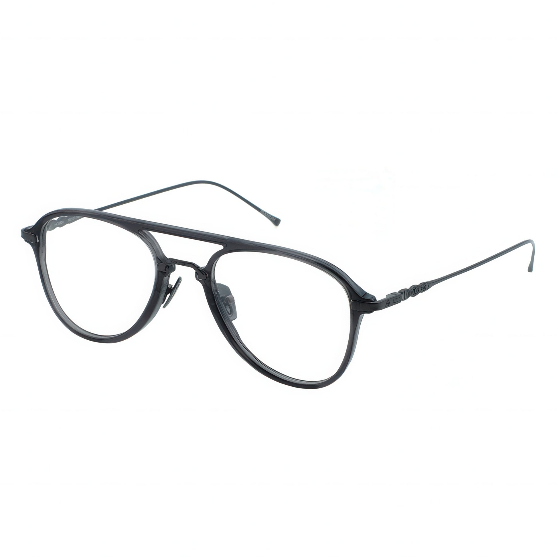 Black aviator eyeglasses