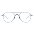 Clear aviator eyeglasses