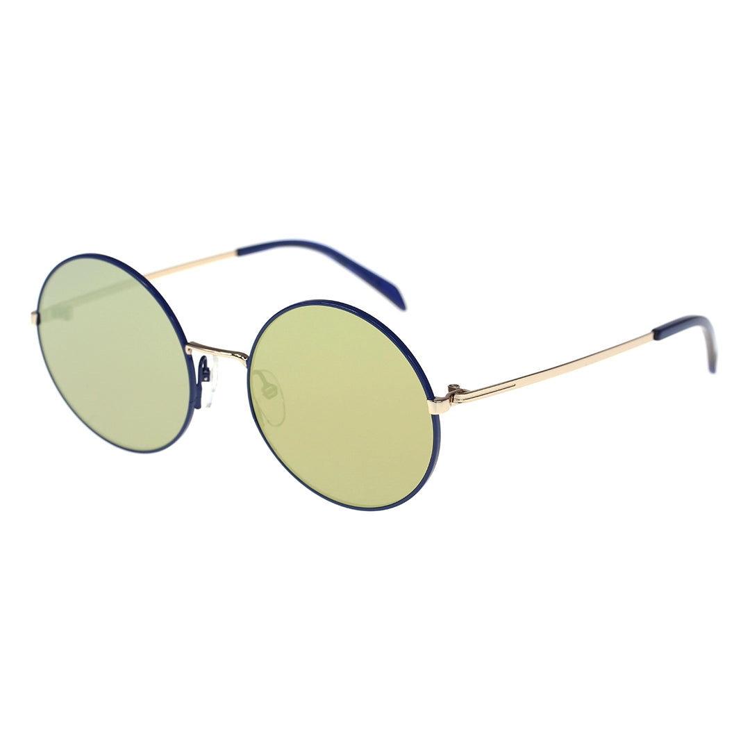 MYTH Greece  CIR ZERO retro round sunglasses gold mirrored, thin metal frame sunglasses with adjustable nose pad, sunglasses in 70s for mens and womens