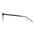 black frame eyeglasses