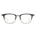 two tone browline eyeglasses