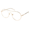 gold round eyeglasses