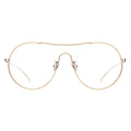 gold round eyeglasses