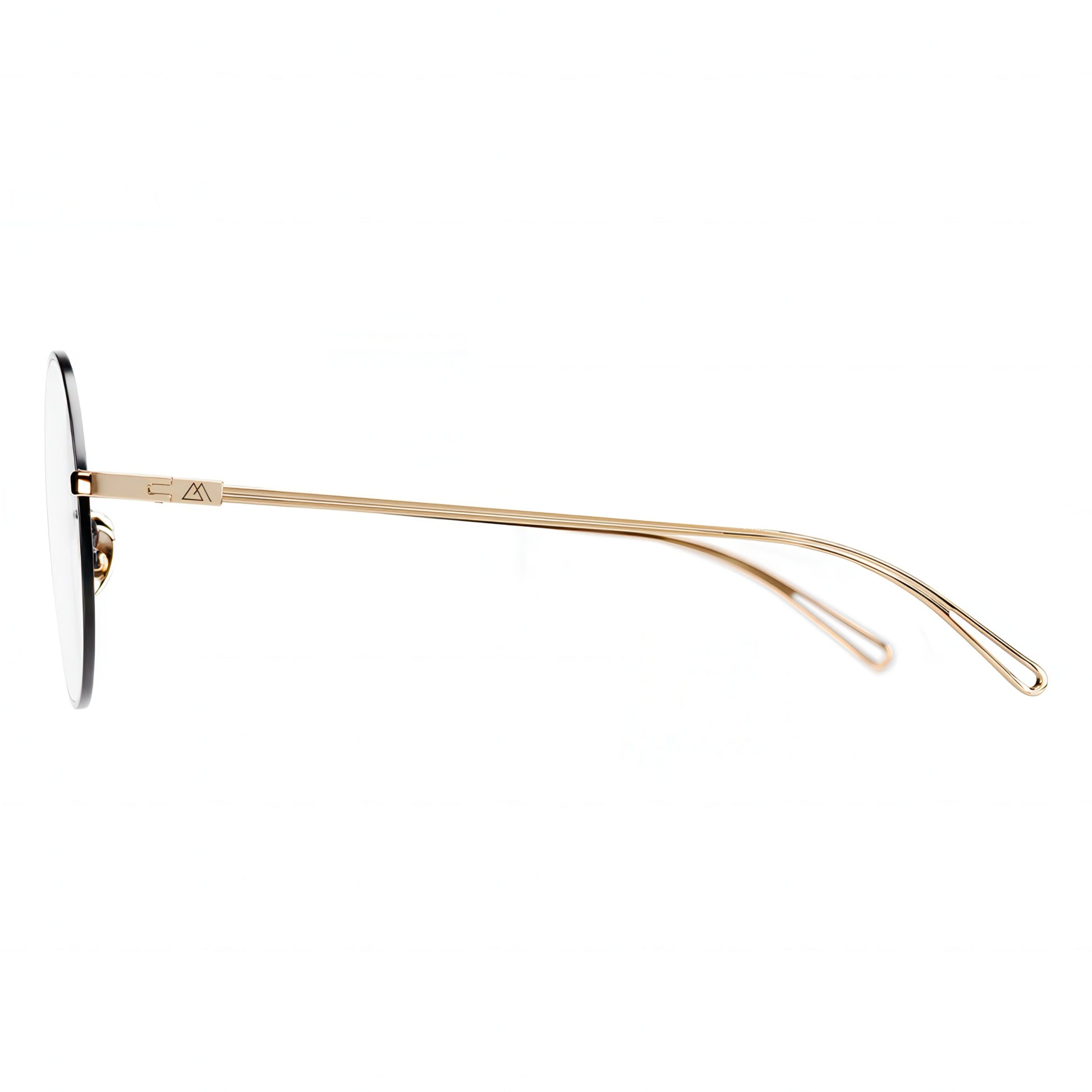 gold eyeglasses