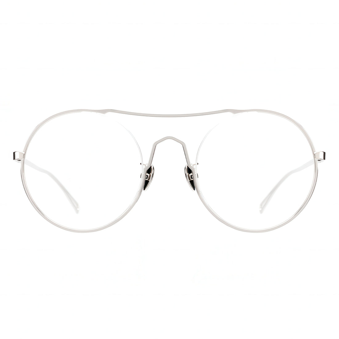 silver round eyeglasses