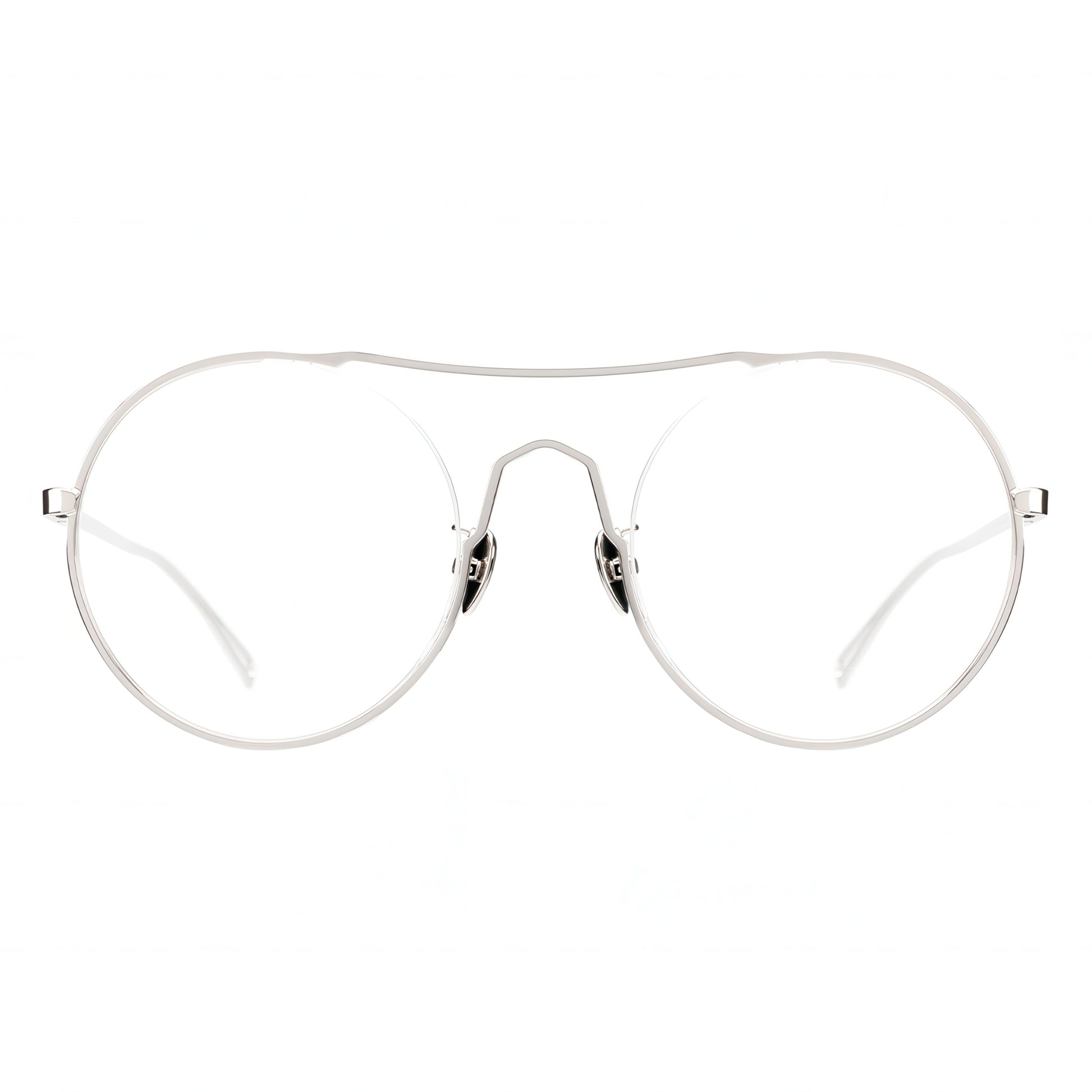 silver round eyeglasses