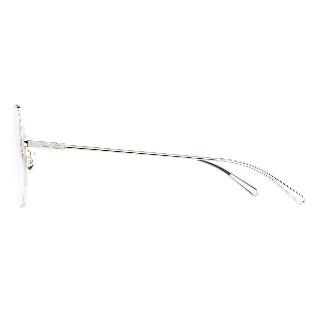 silver eyeglasses