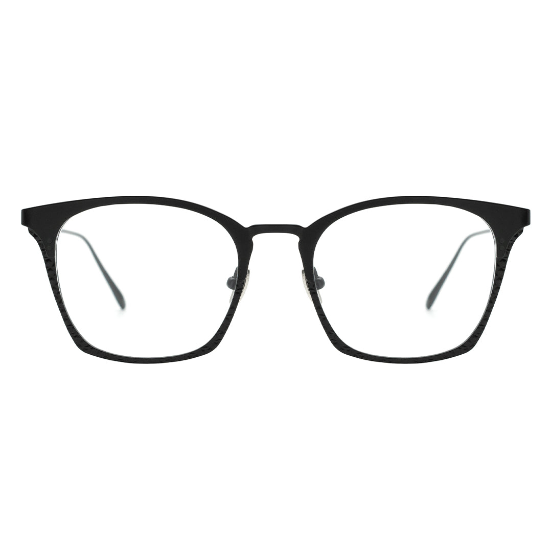 black browline eyeglasses