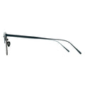 black frame eyeglasses