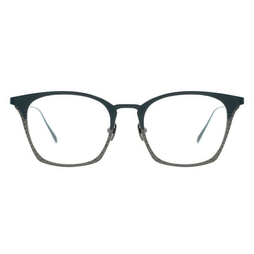 gray angular eyeglasses